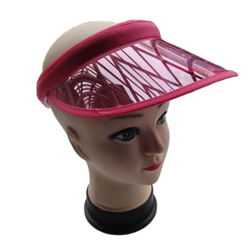 Baseball Cap Structured - Novo simples transparente pvc plástico sol
