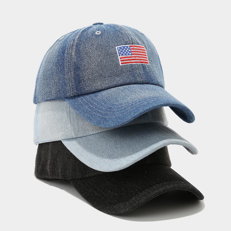 Dad Hat Cotton - Boné de Beisebol Vintage em Denim
