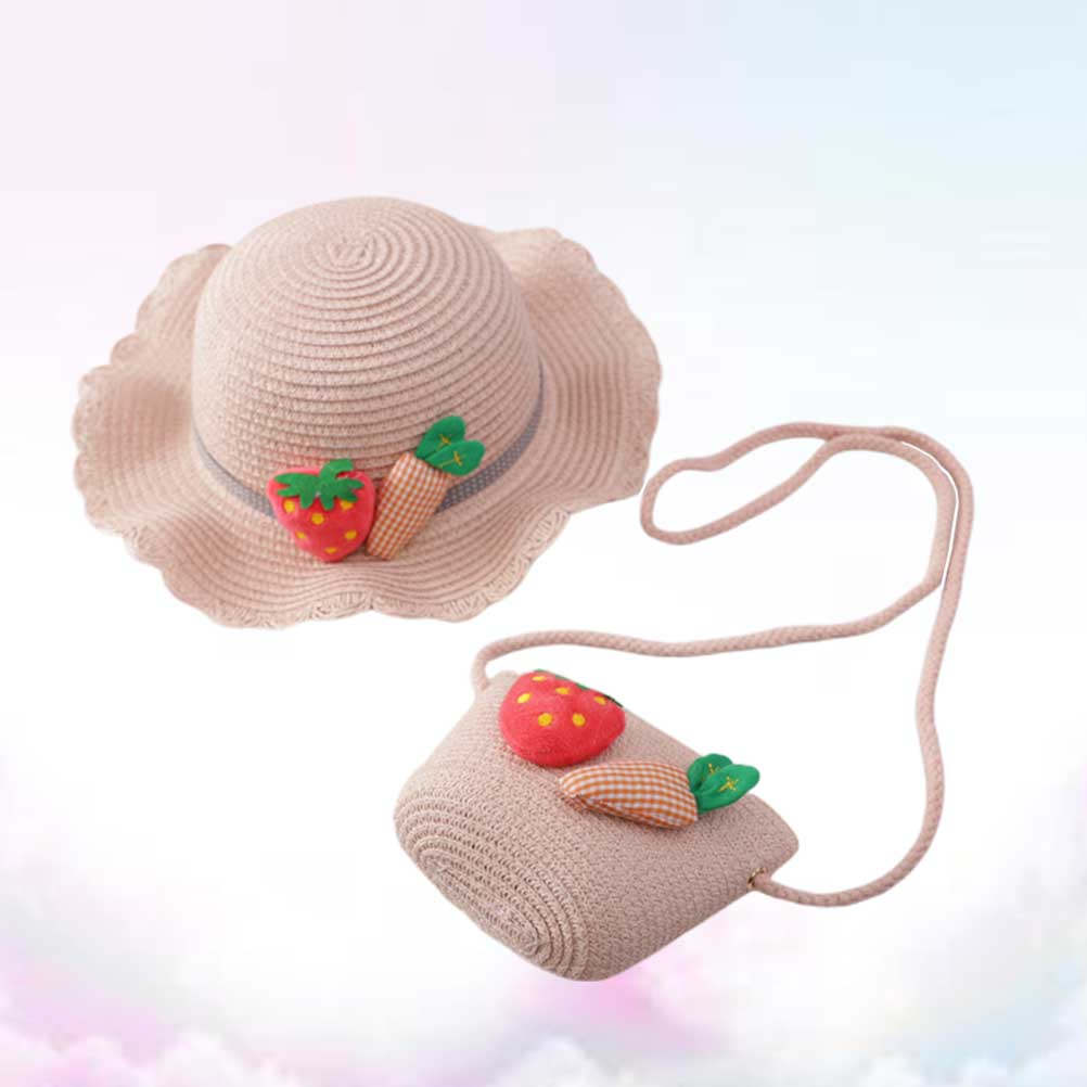 1 Conjunto de Chapéu de Palha  - Sun Hat Wide Brim avaliação e preço