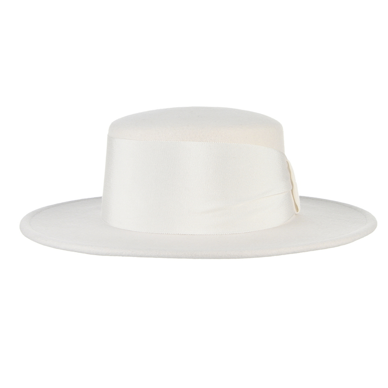 Chapéu Fedora de Lã 100% Branc - Fedora Hat Wool avaliação e preço