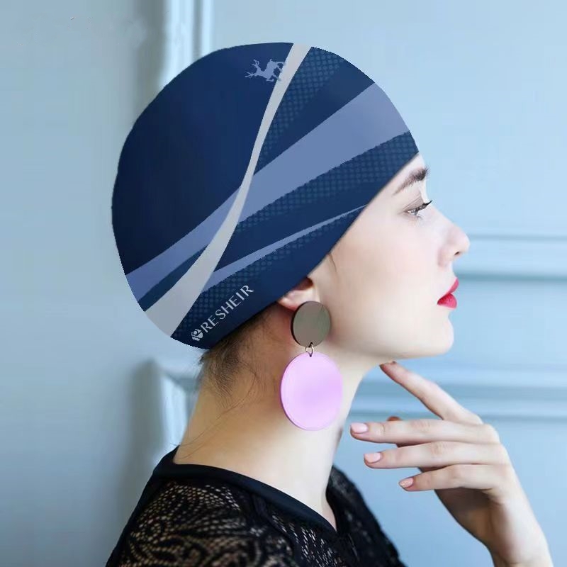Touca de natação de silicone d - Swim Hat Silicone avaliação e preço