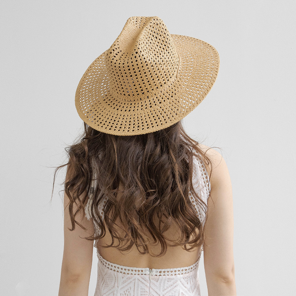 Primavera verão nova moda mão- - Cowboy Hat Straw avaliação e preço