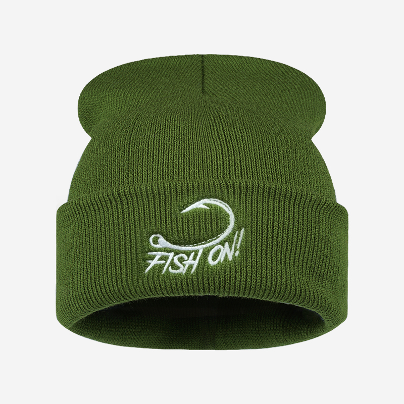 Gorro de Malha Bordado com Pei - Beanie Cuffed Knit avaliação e preço